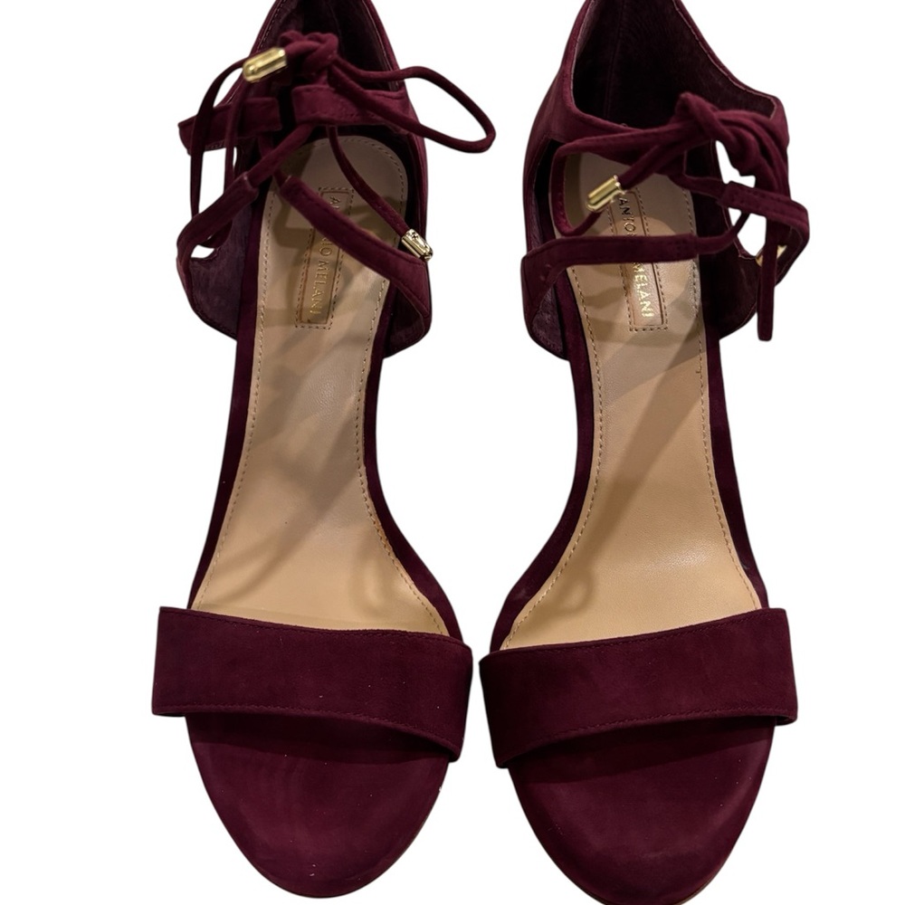 ANTONIO MELANI Burgundy Heels